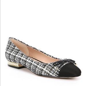 Karl Lagerfeld | tweed ballet flats